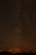 Eerie lighting graces a Nebraska mountain range under the Milky Way CGS13811 Slide #00000-00000