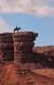 Lone horseman atop John Wayne point in Monument Valley IMG_8695 Slide #00000-00000