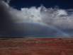 Rainbow graces the Painted Desert National Park as the skies clear after a heavy but brief rain IMG_7590 Slide #00000-00000