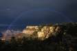 Rainbow over the Grand Canyon also spans the El Tovar Lodge on the South Rim IMG_7734 Slide #00000-00000