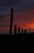 Ring of Brodgar silhouetted at twilight IMG_3588 Slide #00000-00000