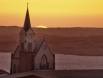 The famous Lutheran Church in Luderitz atop Diamond mountain Slide #00000-00000