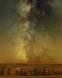 Milky Way rising over the south wildlife loop of Custer State Park 1CGS5160 and 1CGS5157 Slide #00000-00000